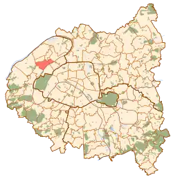 پاریس and inner ring départements