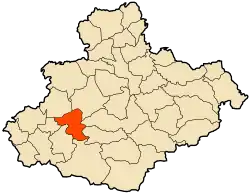 موقعیت Taher در داخل استان غلیزان