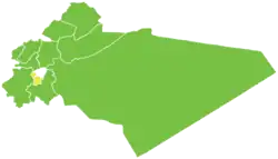 موقعیت منطقه داریا در نقشه