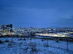 نمایی از شب زمستانی دارخان
