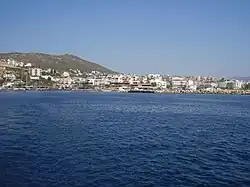 General view of a quay in Datça
