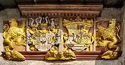 City coat of arms at Colditz Castle