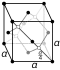 Diamond cubic crystal structure for ژرمانیم
