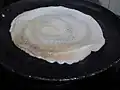 دوسا در حال پخته‌شدن.