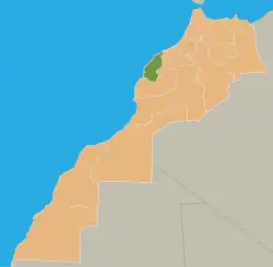 موقعیت استان دکاله عبده در مراکش