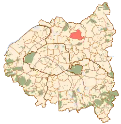 پاریس and inner ring departments