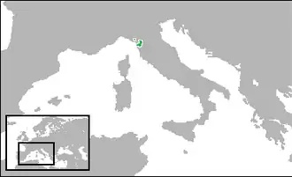 دوک‌نشین لوکا (سبز).