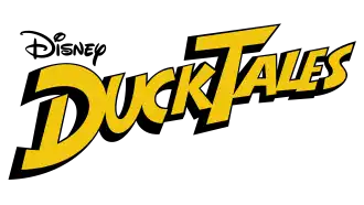 Titlecard, featuring the show's protagonists and Launchpad's crashed airplane.