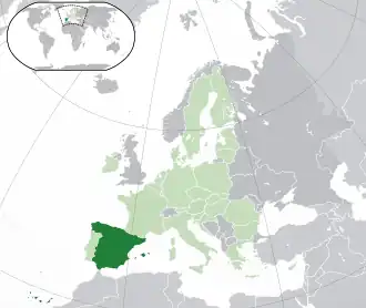 موقعیت اسپانیا