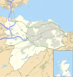 Edinburgh City shown within اسکاتلند