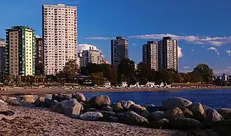 منظر انگلیش بی از انتهای غربی.