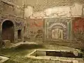 معرقکاری رومی از نپتون و آمفیتریت در خانهٔ شمارهٔ ۲۲ موسوم به خانهٔ نپتون و آمفیتریت