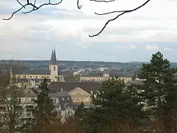 The city seen from the Gaalgebierg parc