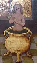 <!Martyrdom of Saint Vitus آلمان circa 1515, St. Vitus church, Flein>
