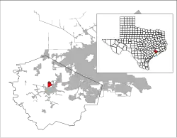 موقعیت Cumings, Texas