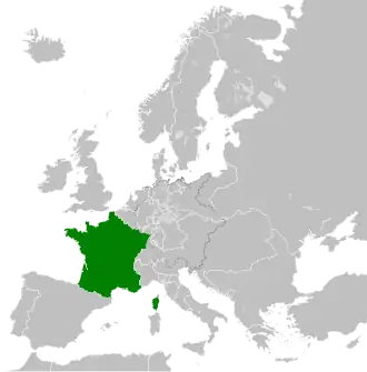 Map of the French Second Republic