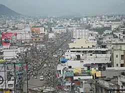 Areal view of Gajuwaka area