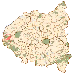 پاریس and inner ring départements