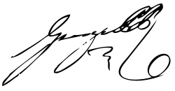 امضاء جرجِ چهارم