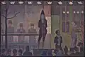 Circus Sideshow (or Parade de Cirque), 1887–88, موزه متروپولیتن نیویورک،  [[نیویورک (شهر)|]]