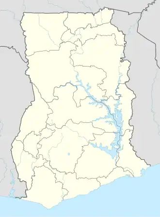 تامالی در غنا واقع شده