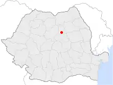 Location of Gheorgheni