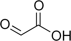 Structure of glyoxylic acid