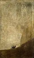 سگ۲۳-۱۸۱۹ م.اثر فرانسیسکو گویا