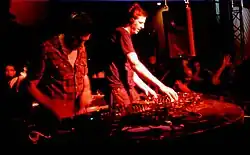 Andy Cato and Tom Findlay DJing at Chi, Dubai