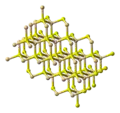 3D model of the structure of hawleyite