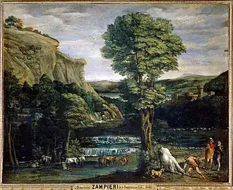 Landscape with Hercules and Acheloüs, ح. ۱۶۲۲–۲۳, لوور،  پاریس