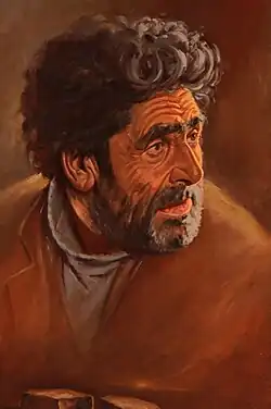 پرتره حیدر یغما اثر استاد علیرضا روکی
( شاعر برجسته نیشابوری)