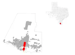 موقعیت Pharr, Texas