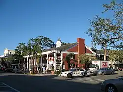 Historic town center of Naples at the intersection of 12th Avenue South and 3rd Street South