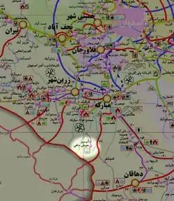 مکان روستای حوضماهی بر روی نقشه