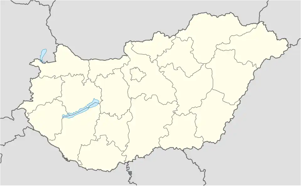 شوپرون در مجارستان واقع شده
