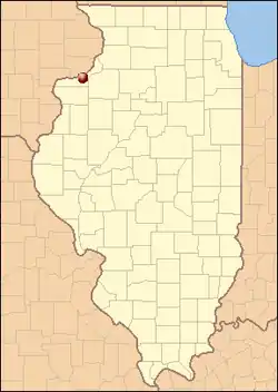 Location in Illinois