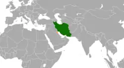 نقشهٔ مکاننمای Iran و Kuwait