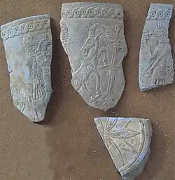 سفال منقوش از تپه حسنلو