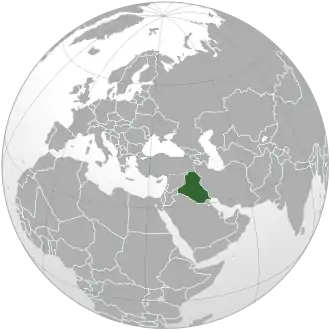 موقعیت قیمومت بریتانیا بر عراق