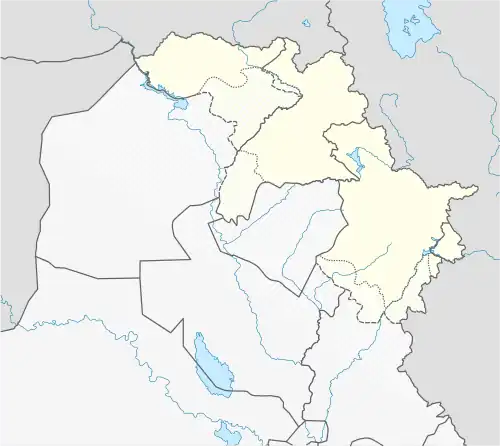 کمونه در کردستان عراق واقع شده