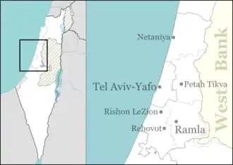 بت یام در Israel واقع شده