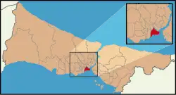 محل قرارگیری فاتح در نقشه ترکیه