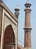 ورودی اصلی شبستان مسجد جامع دهلی