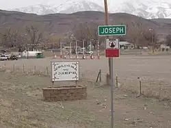 Joseph welcome sign