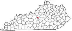 Location of New Haven, Kentucky