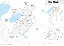موقعیت Bezirk See / District du Lac