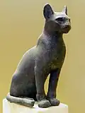 تندیسی از باستت در موزه سنکنبرگ