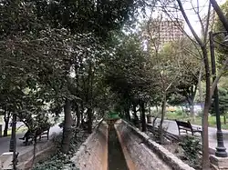 نمایی از پیاده‌روی بلوار کشاورز