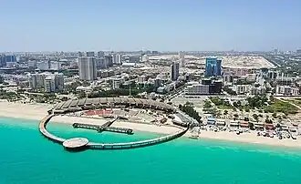 نمای هوایی از کیش
